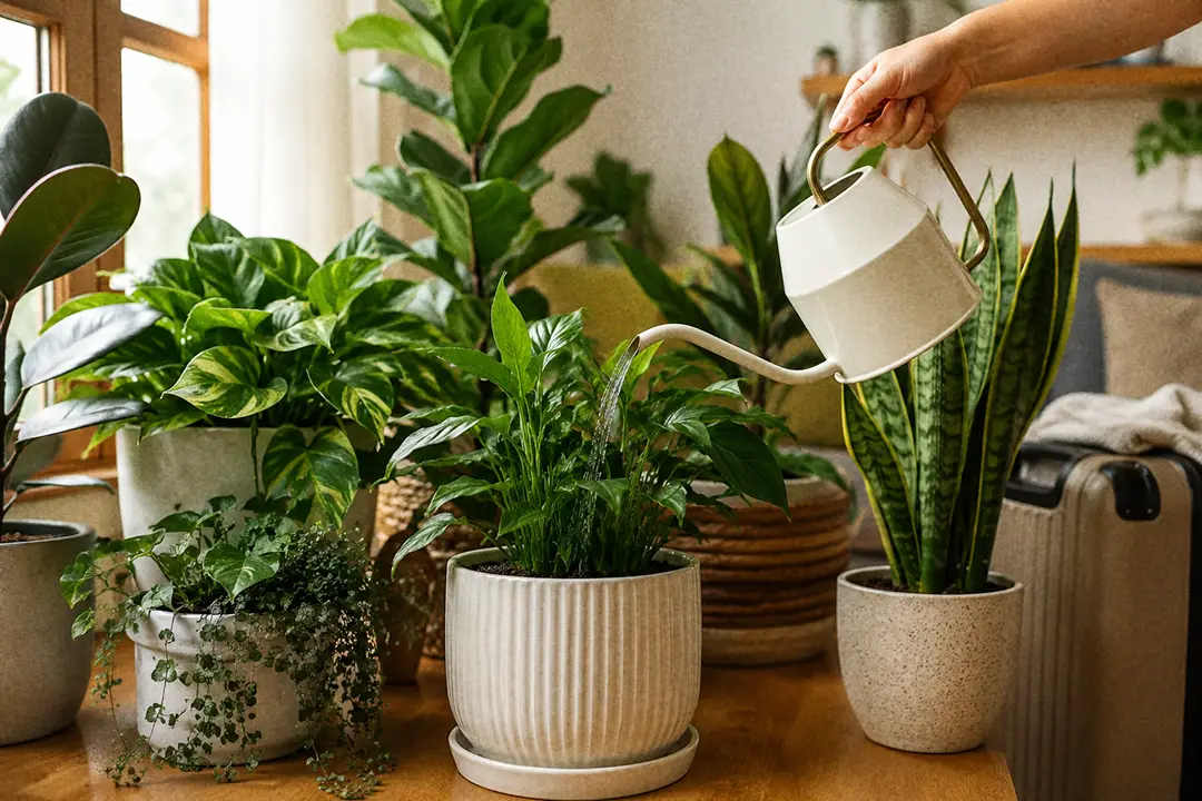 How to Water Houseplants in Summer & While on Vacation