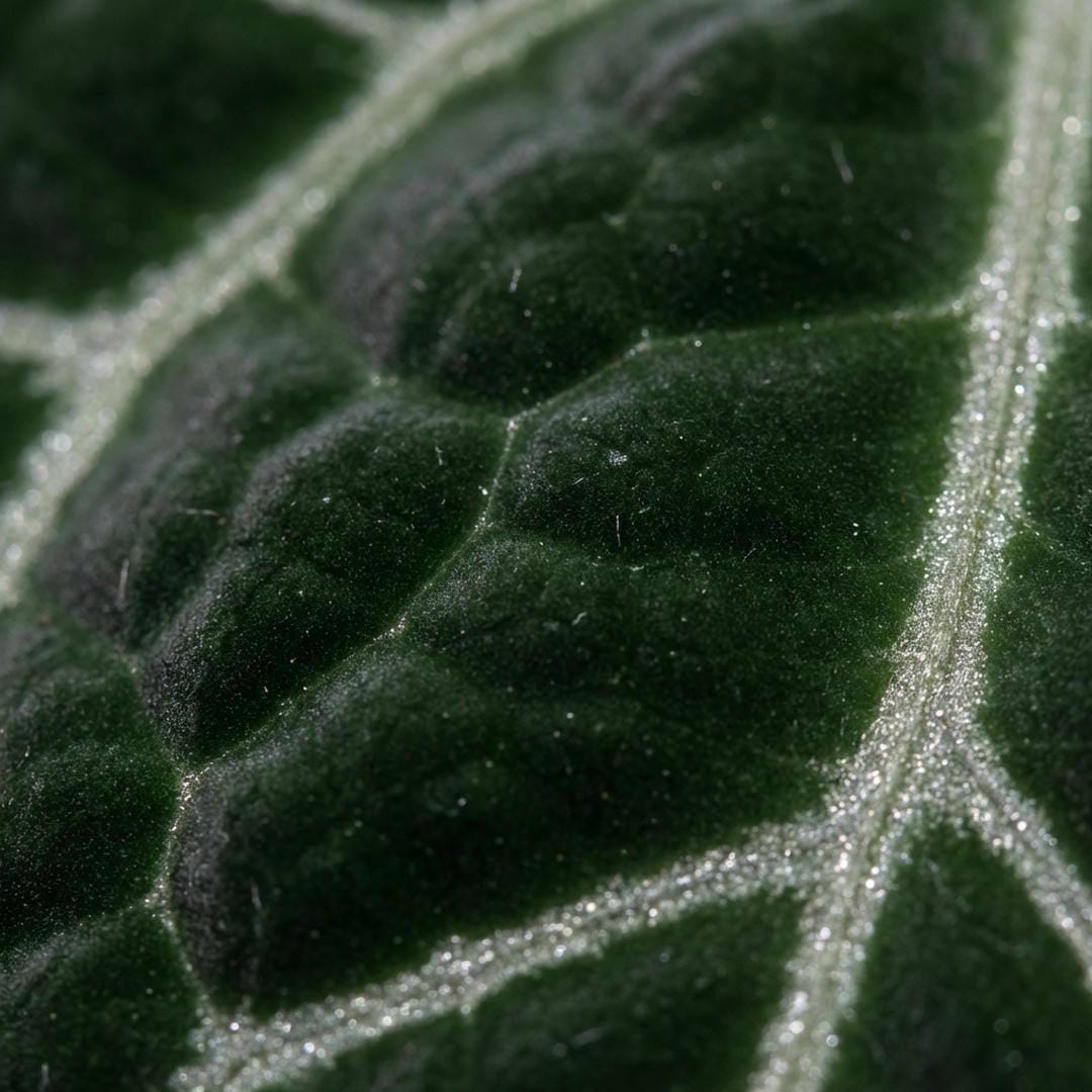 Macro shot of convex epidermal cells