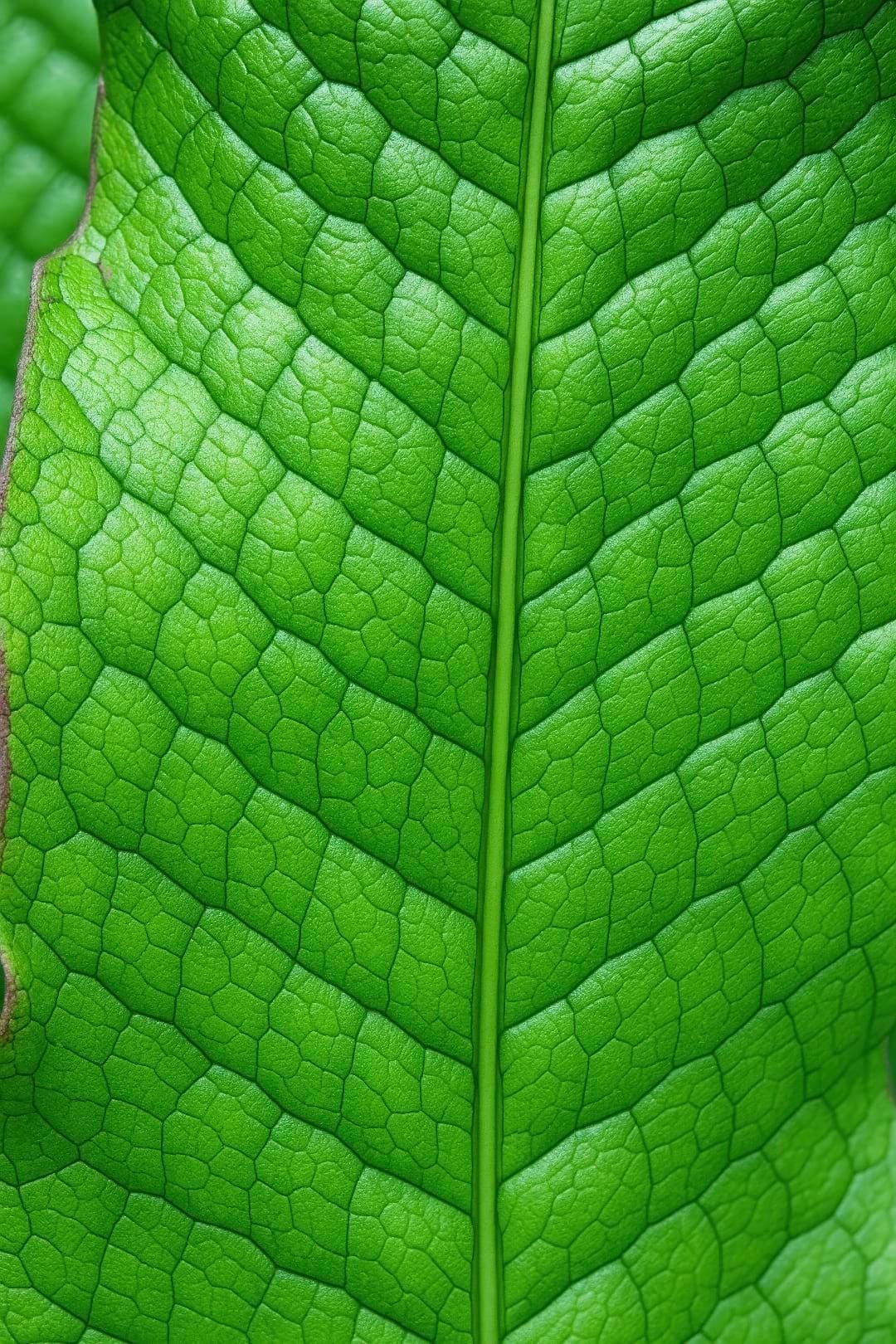 A close-up shot highlighting the unique crocodile-skin texture of a Crocodile Fern frond.