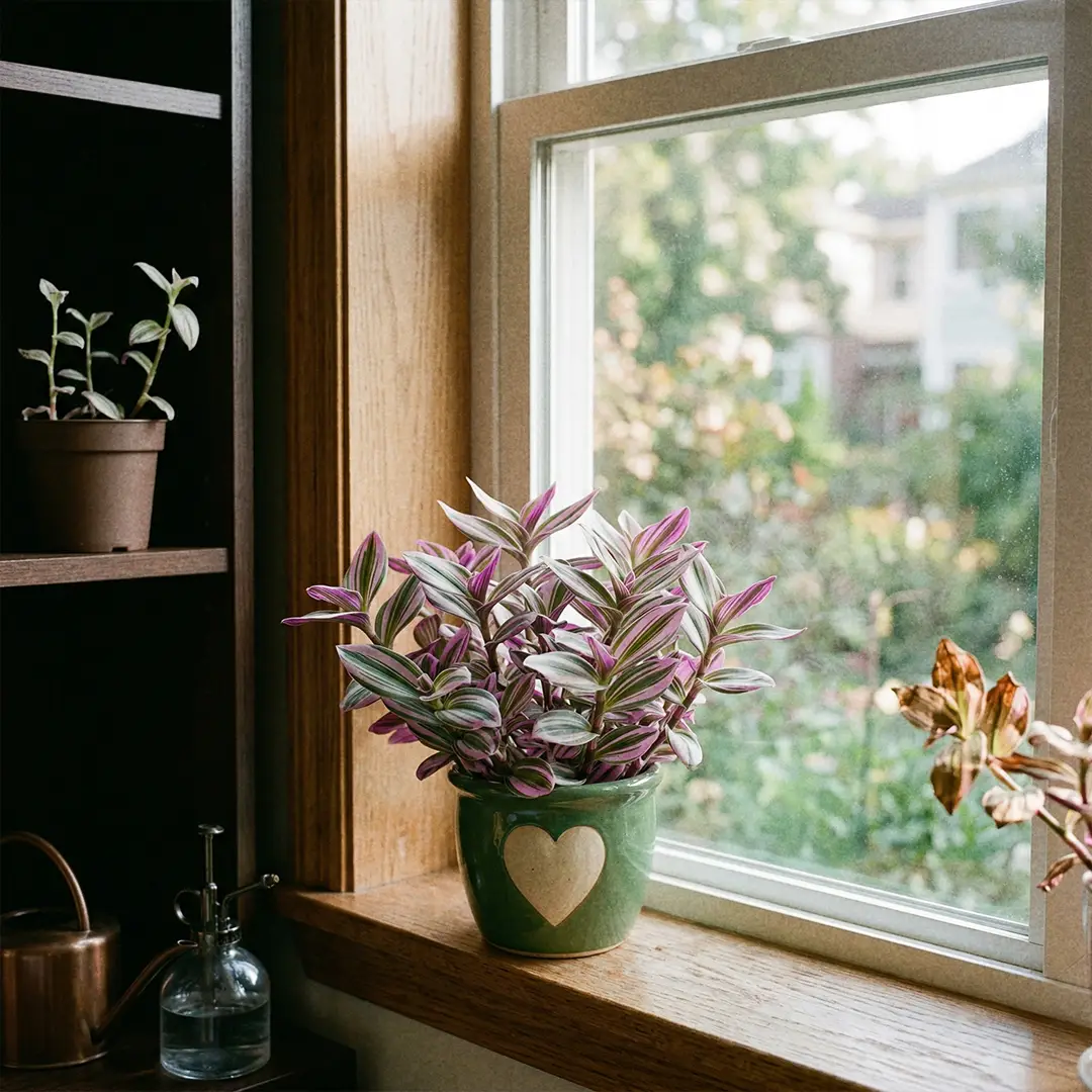 Plant-specific light guide for Nanouk showing ideal placement in bright indirect light with gentle morning sun and protection from harsh afternoon rays.